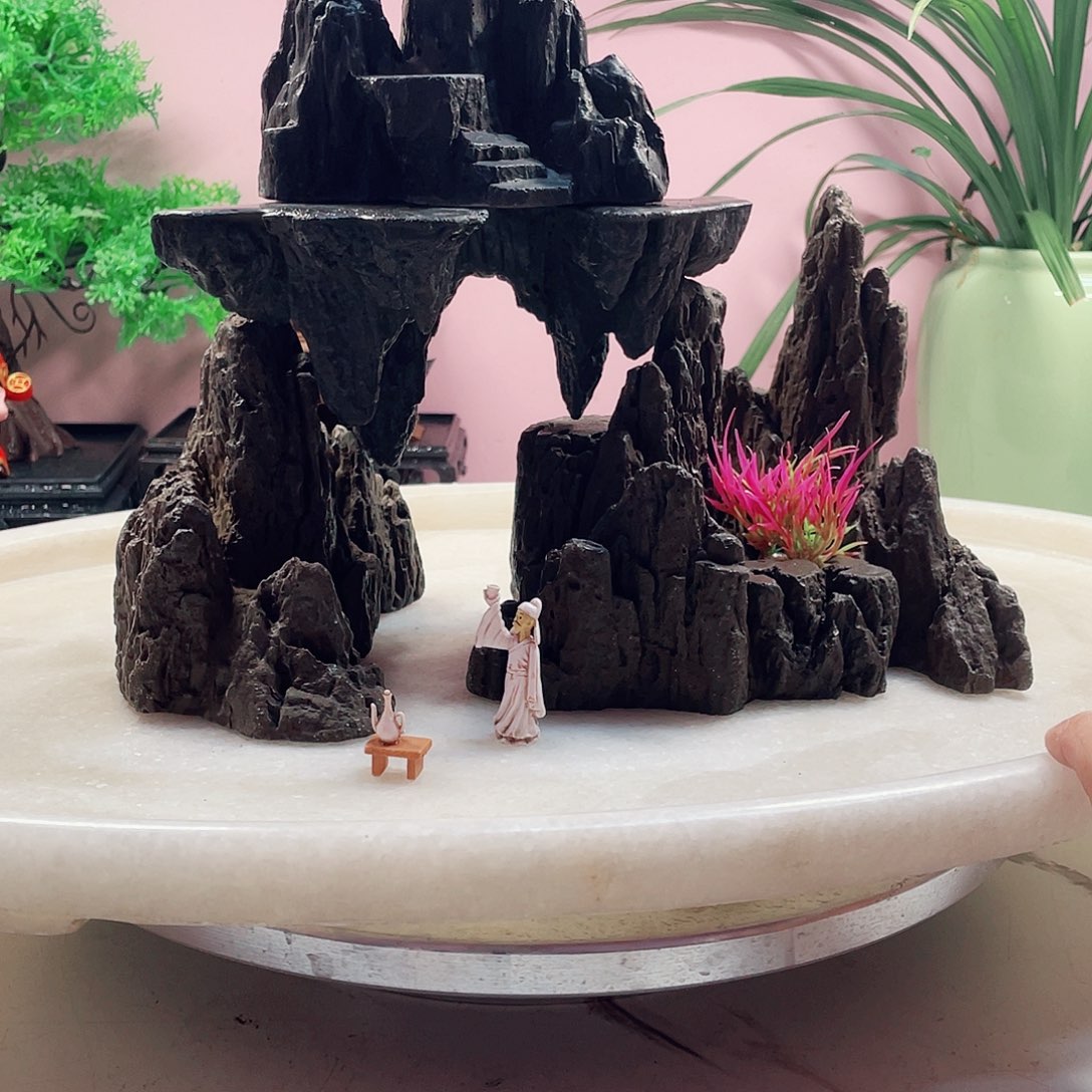 仿石组景 搭配组合