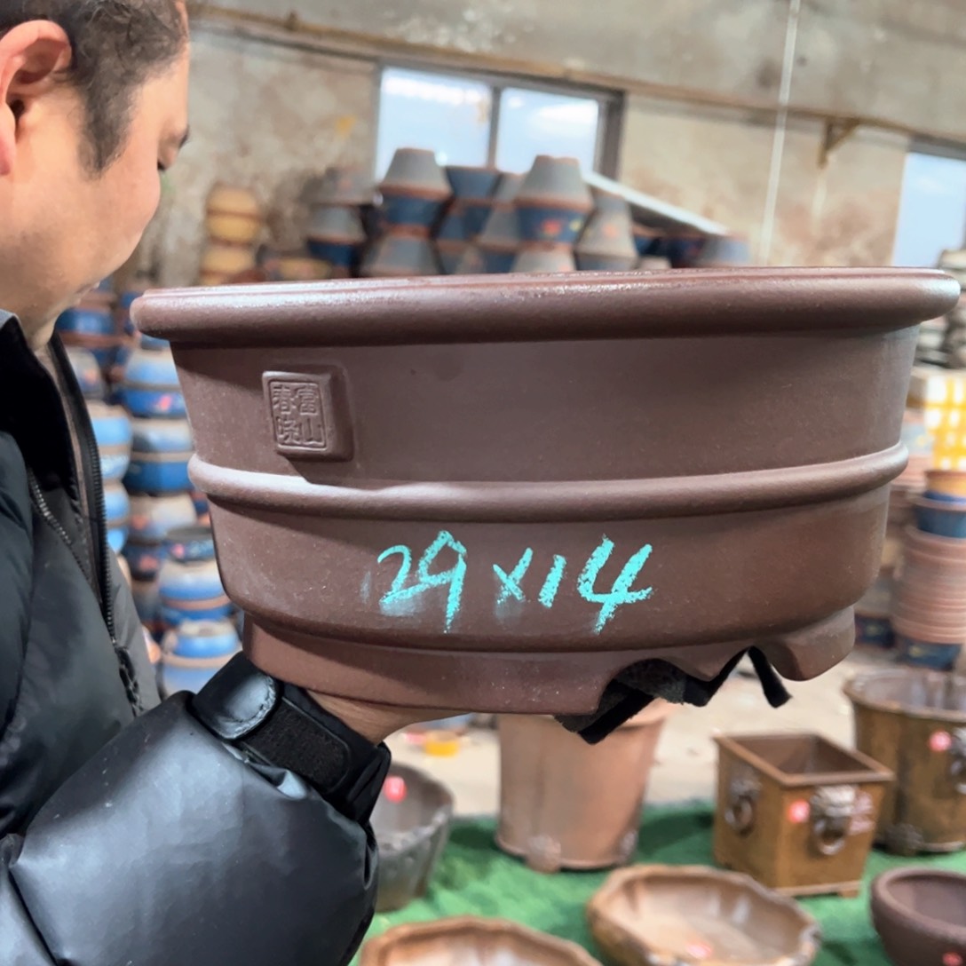 紫砂花盆紫砂花盆