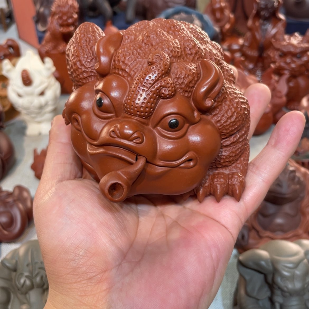 【闪购商品】紫砂茶宠日进斗金金蟾