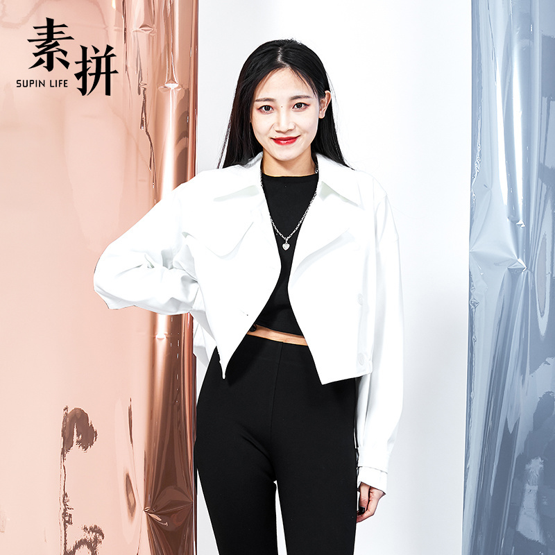 素拼女装外衣SPGAWT210103A