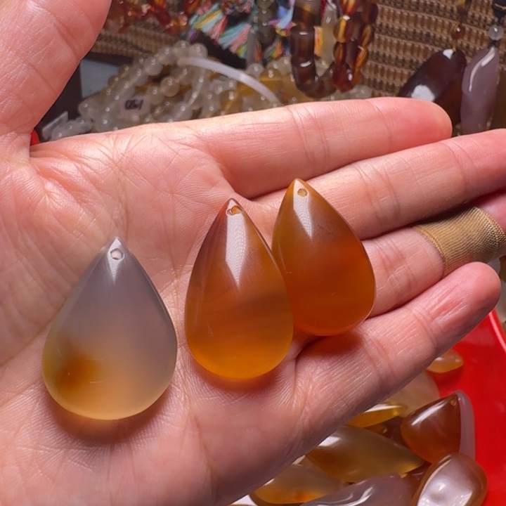 海***秀玛瑙/玉髓合金颈饰005