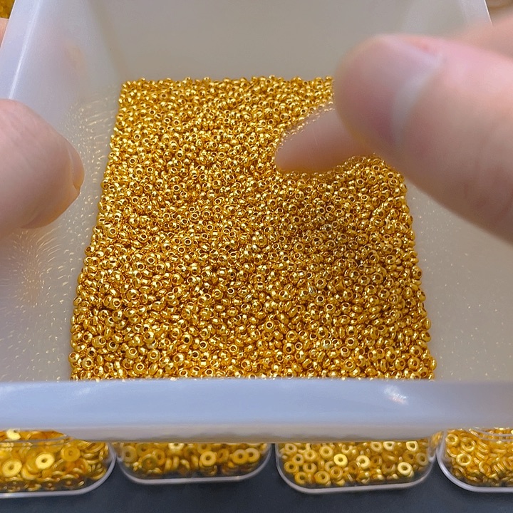 锆石铜合金算盘珠3mm10个