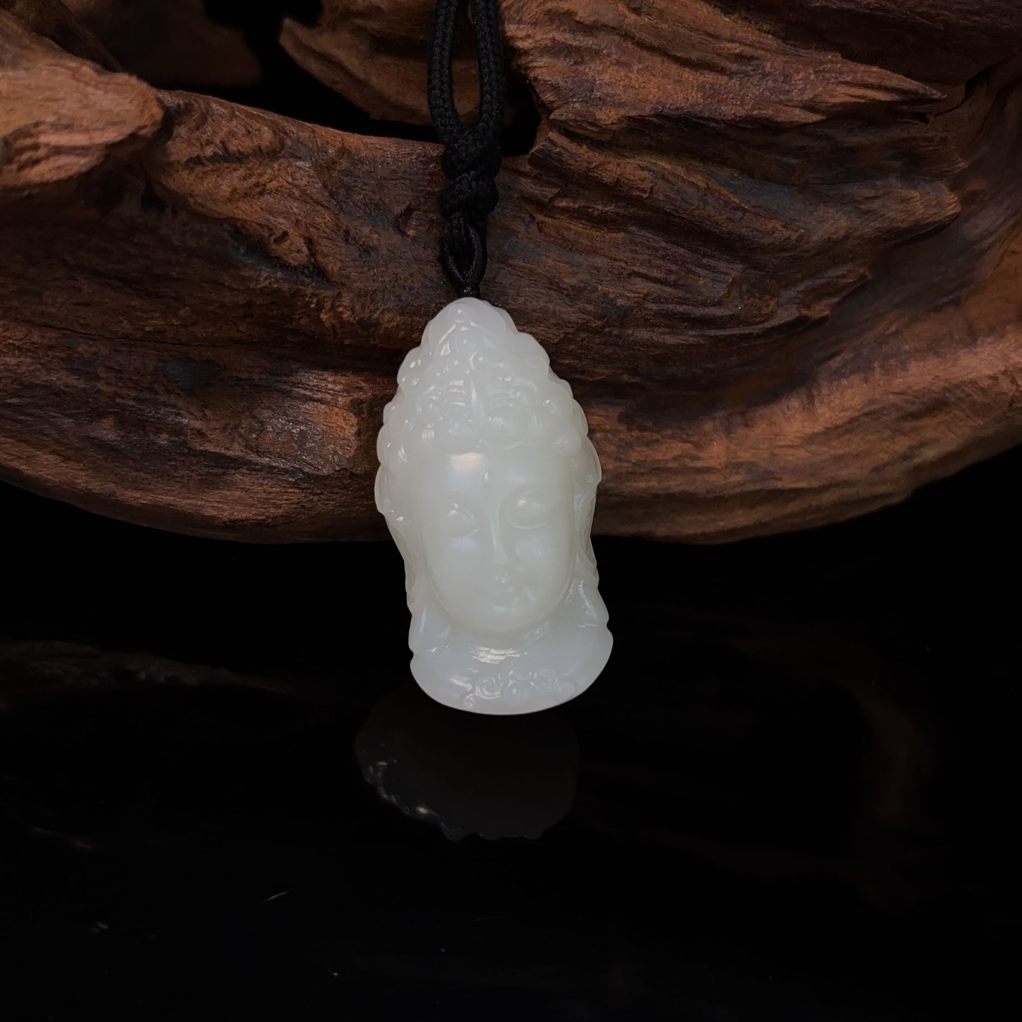 “清穆” 和田玉白玉观音吊坠 4175 多样性发一件