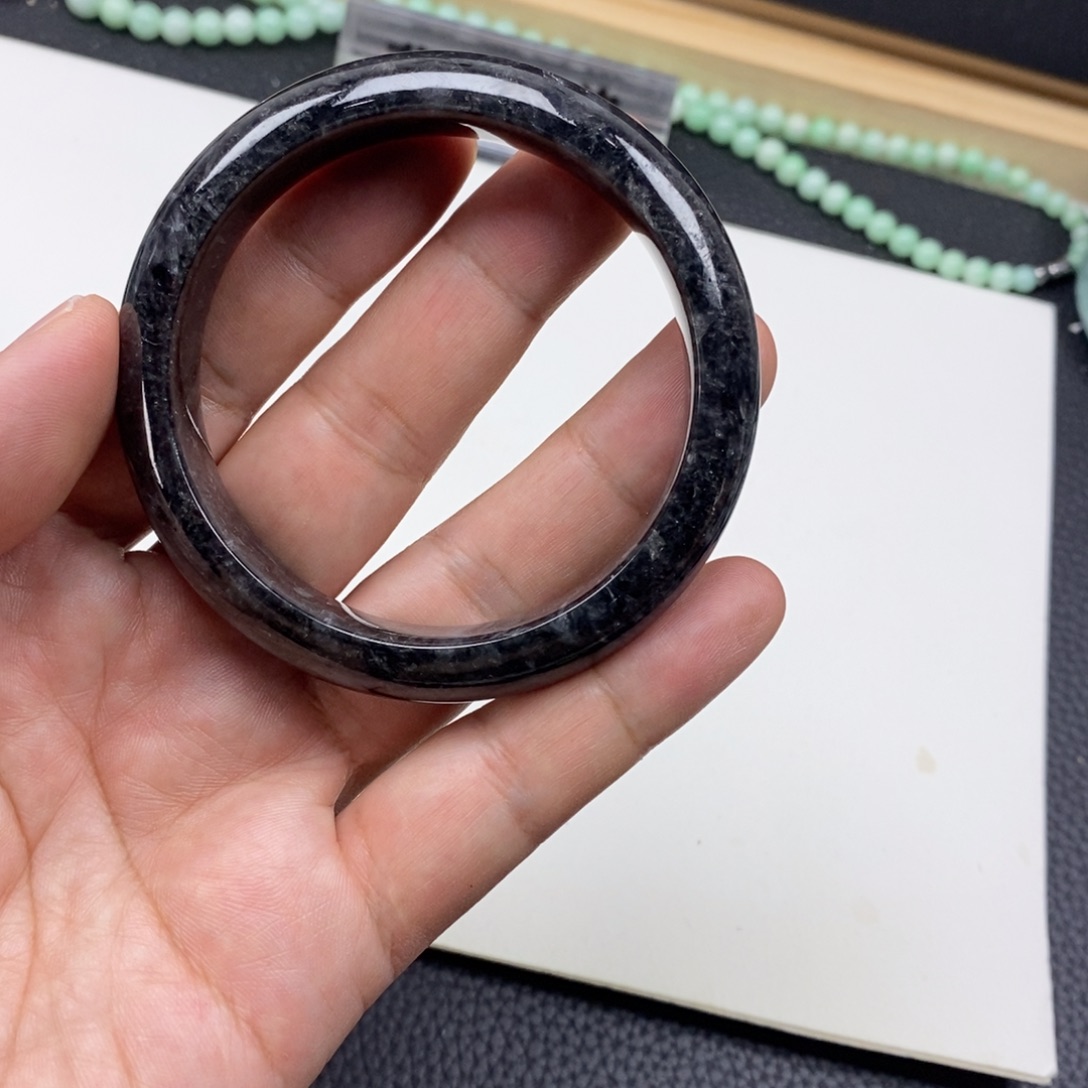 翡翠未镶嵌手镯59.3