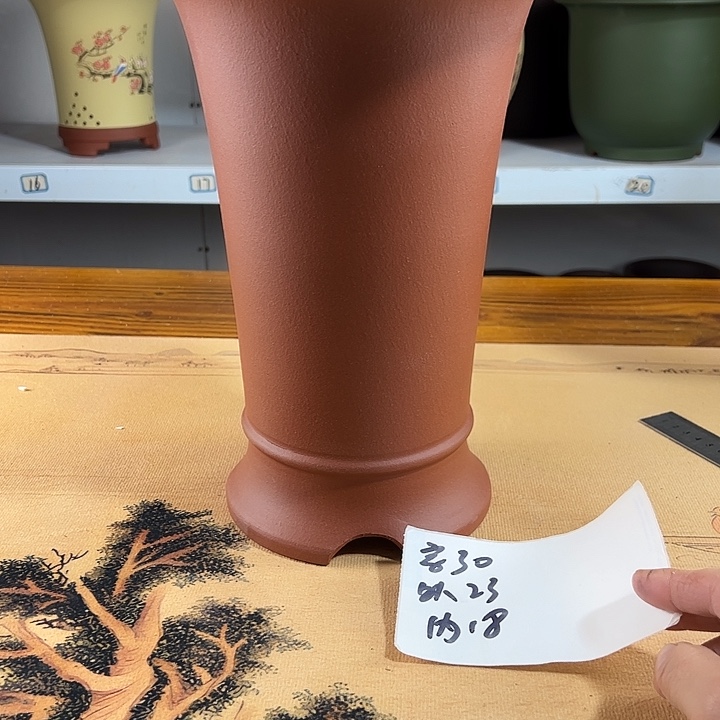 紫砂花盆紫砂兰花盆8