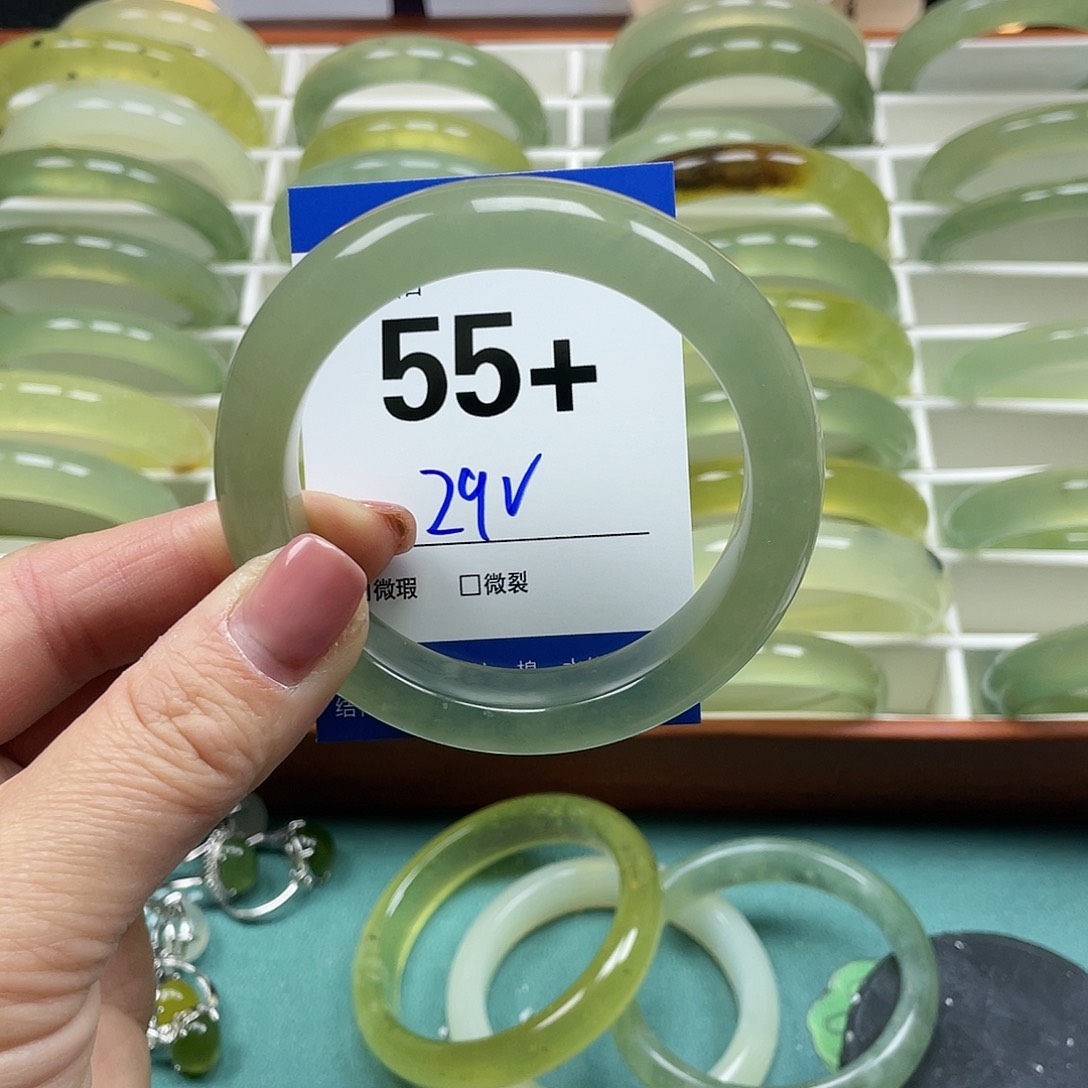 蛇纹石玉手镯未镶嵌ᅟᅠ****