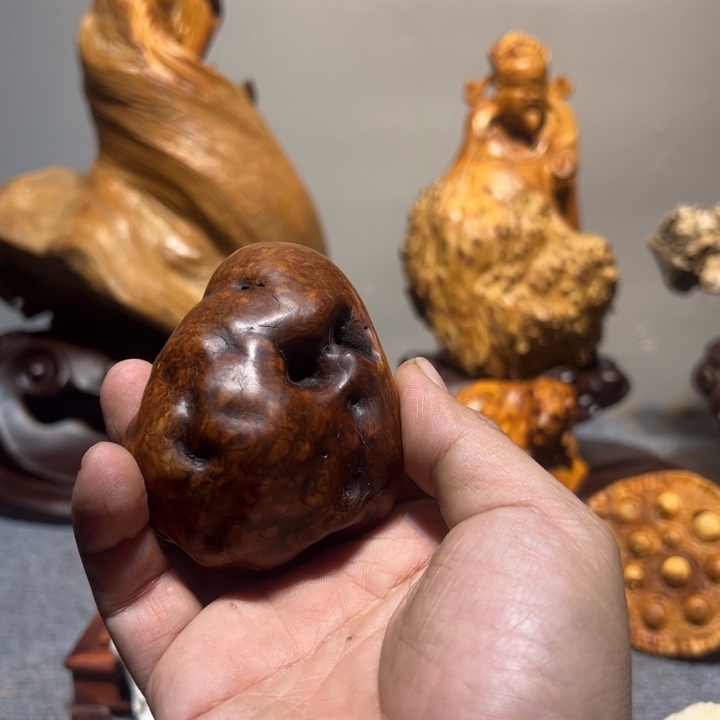 黄***上柏木（崖柏）木雕款