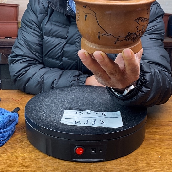 紫砂花盆JJ2 货号一只