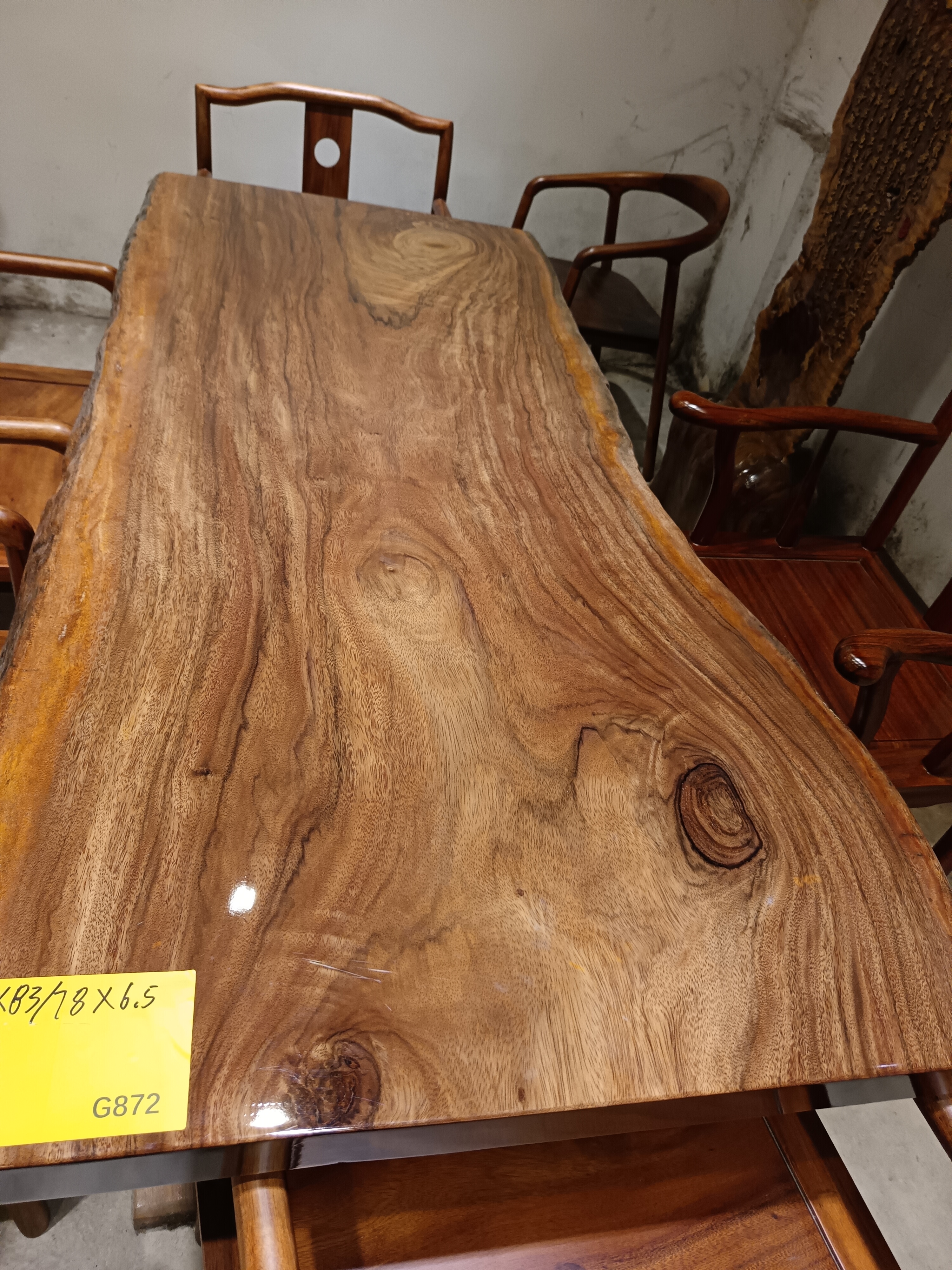 非洲进口整板纯原木大板桌，书桌、餐桌、茶桌