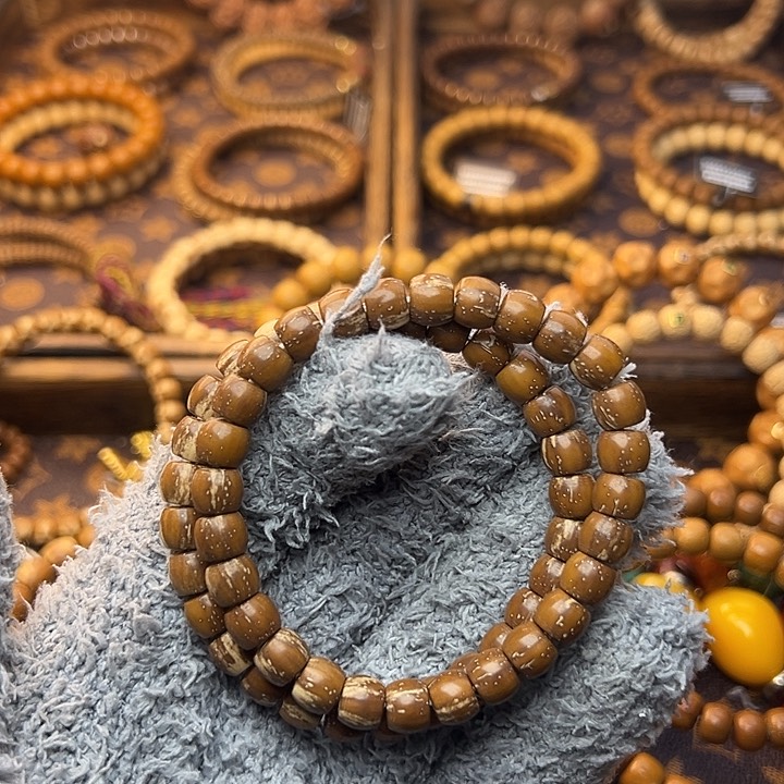 紫金鼠手串实心花皮直切8福利款