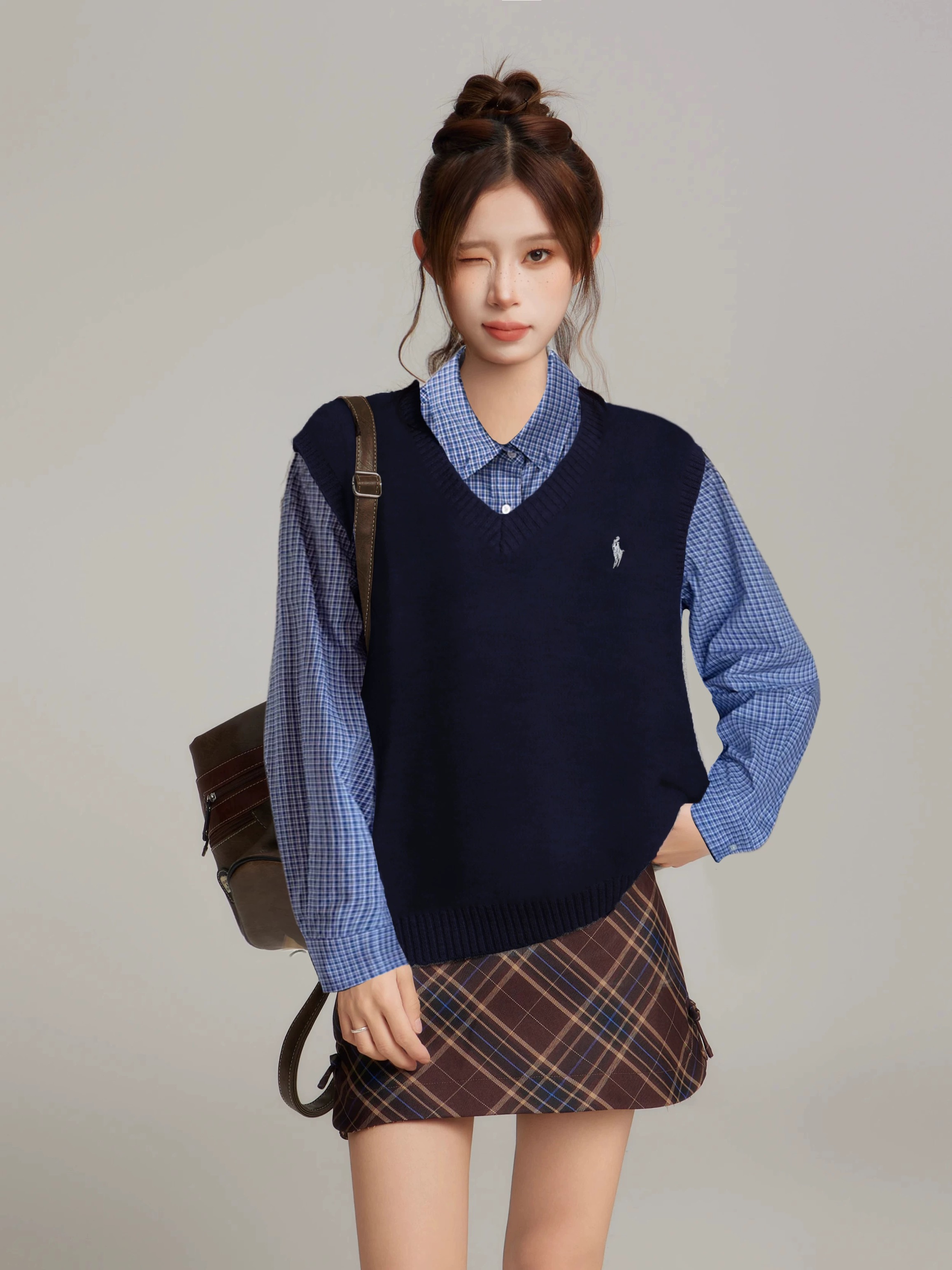 【1601-1650编码点这里】春秋新款高端无袖毛衣马甲女