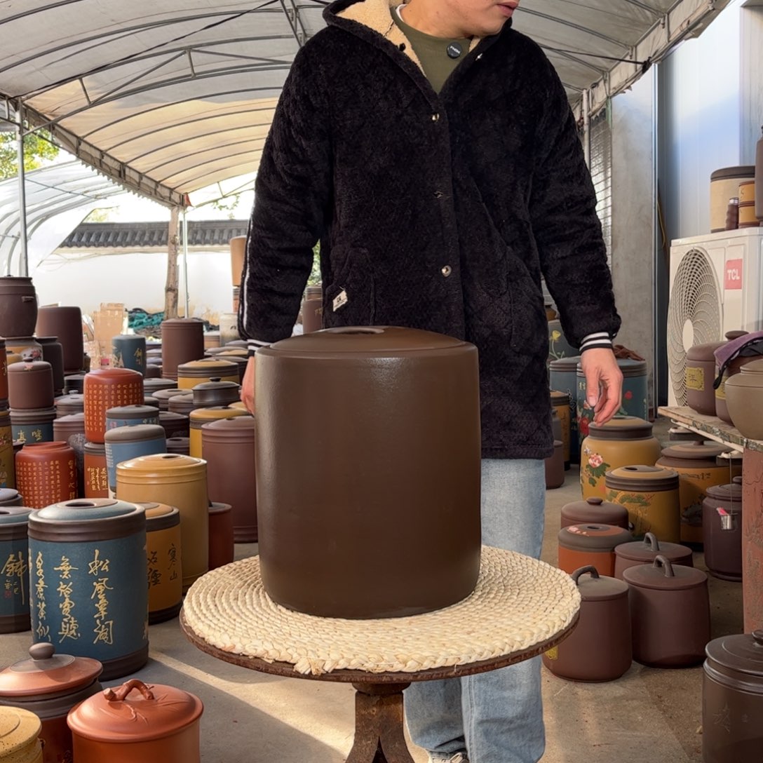 茶叶罐紫砂10 饼茶叶罐