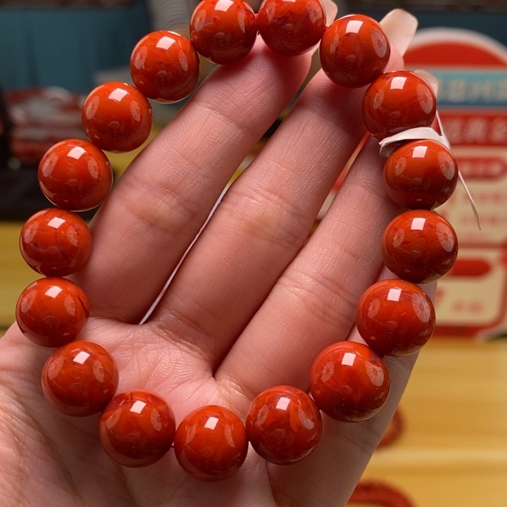 未镶嵌手串南红玛瑙12mm+ 多样性发一