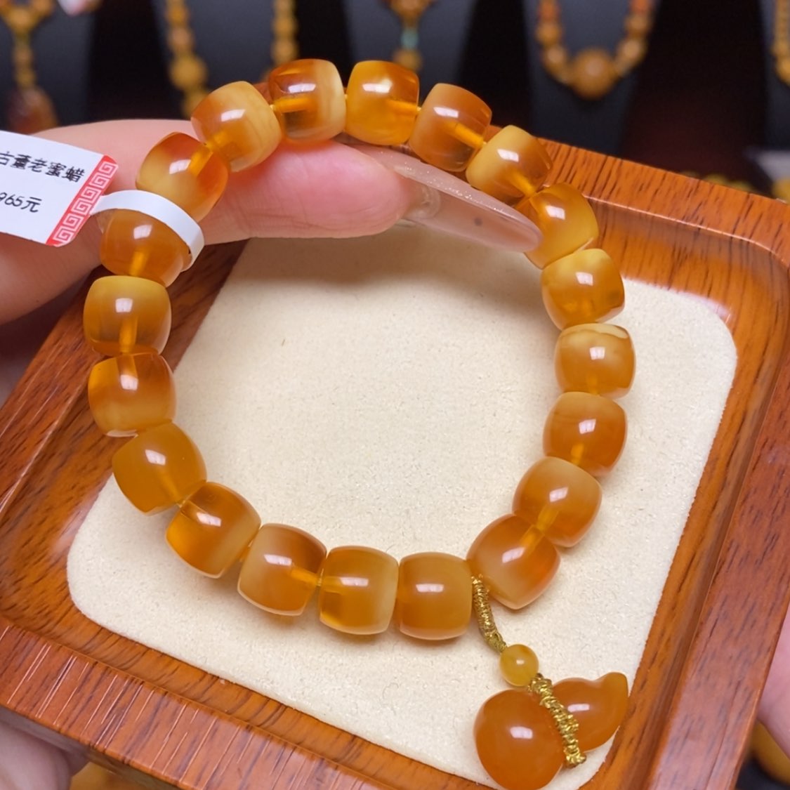 【闪购商品】蜜蜡手链未镶嵌手串