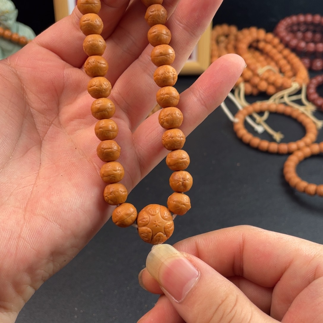 手串猴头核桃烟**舍全品无暇手持凤眼 新人福利9.5