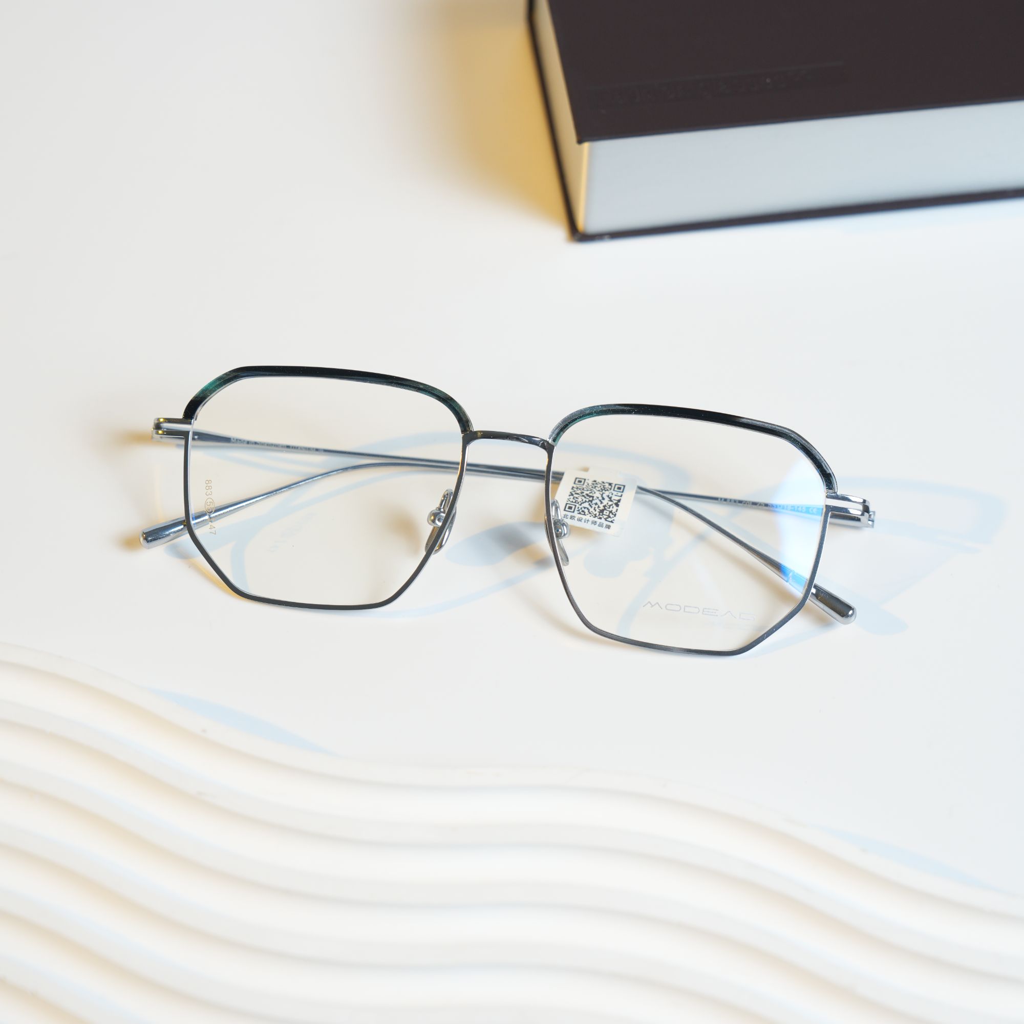 M83 商务眉线大框手工超轻纯钛镜架 男女可配变色近视M系列眼镜