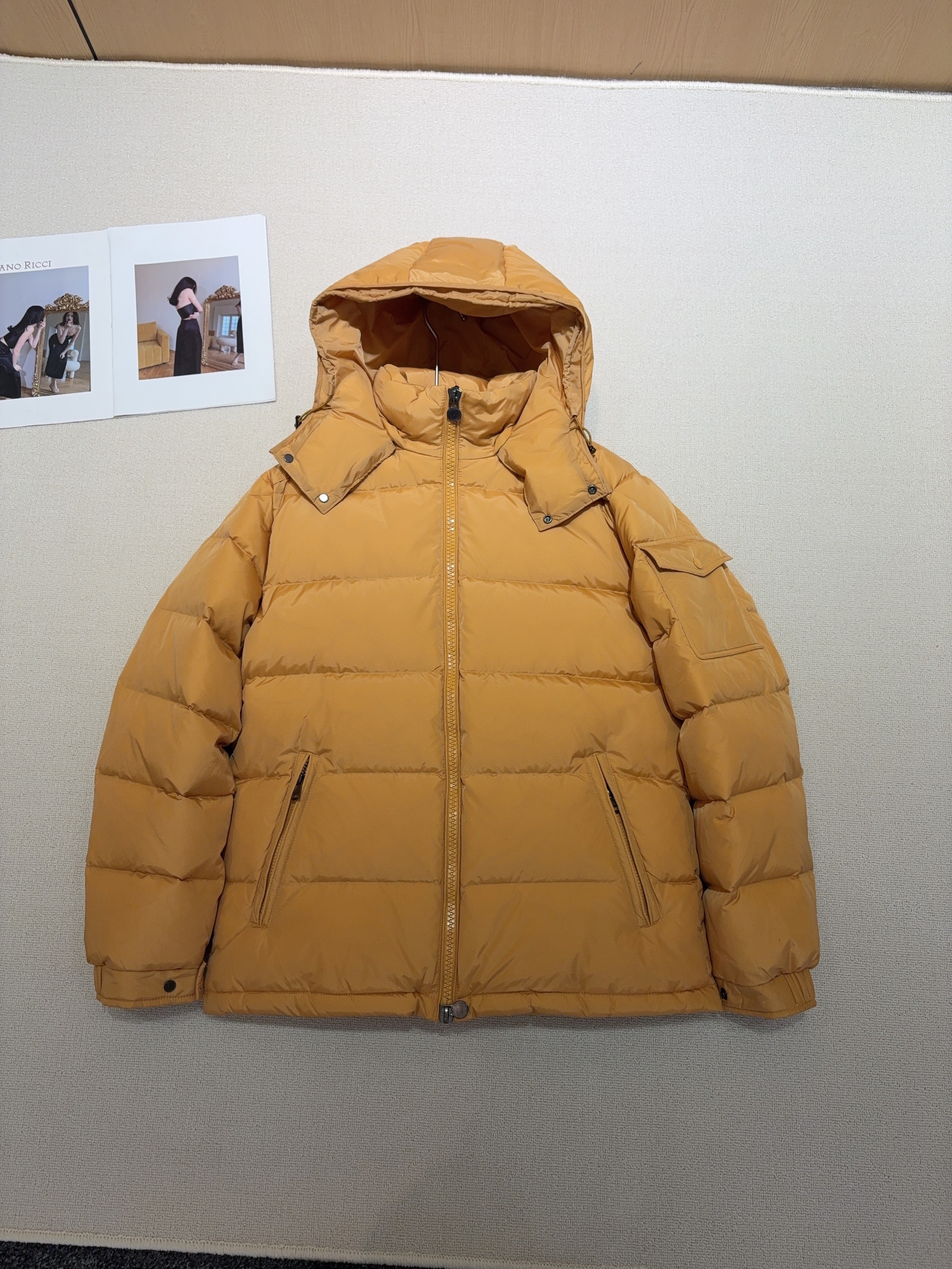 秋冬连帽百搭短款时尚立领厚款外套