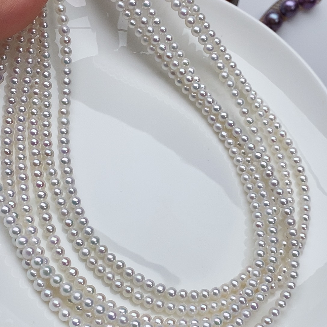 银S925镶嵌淡水珍珠颈饰