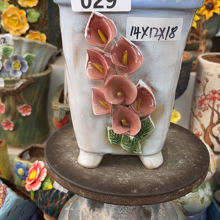 紫砂花盆粗陶材质多肉花盆