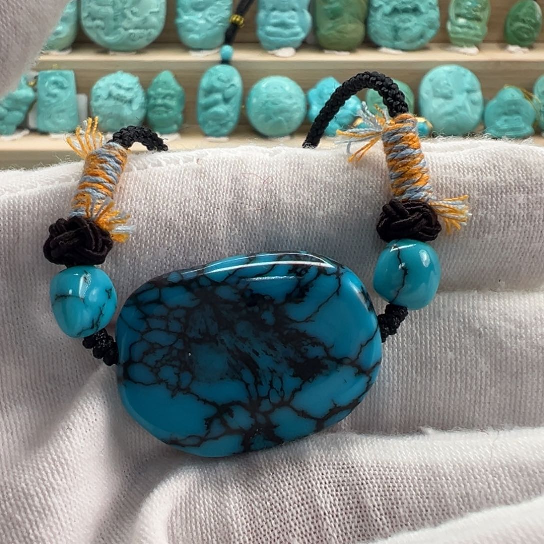 未镶嵌绿松石随形22mm