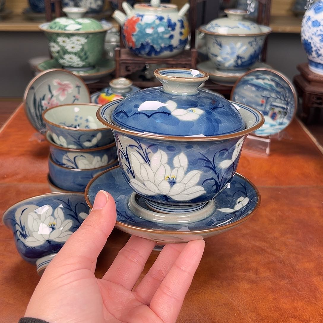 杯盖碗景德镇陶瓷