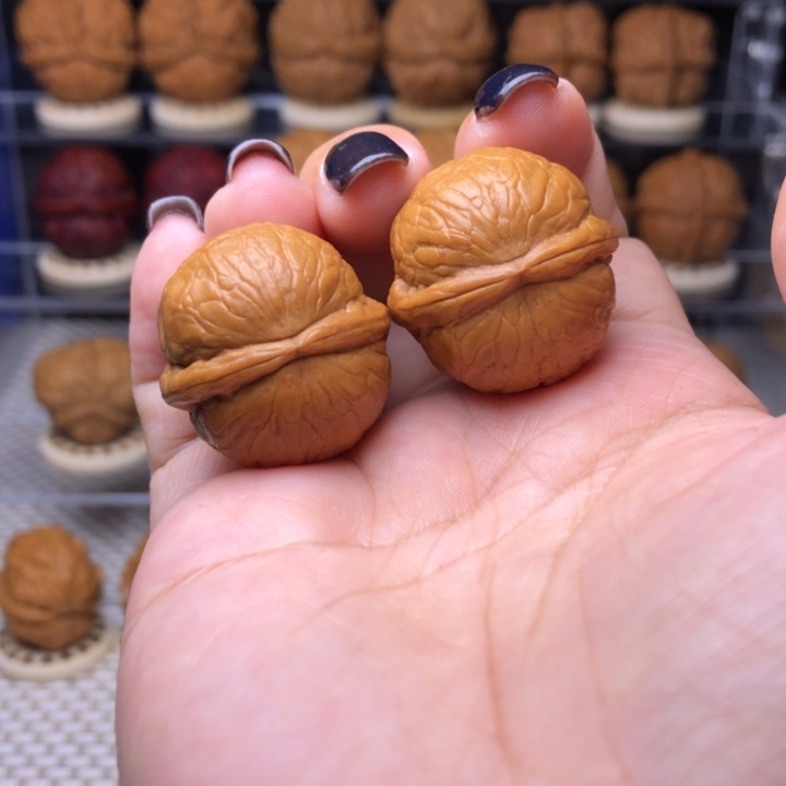 文玩核桃把件7号蛇皮球27尺