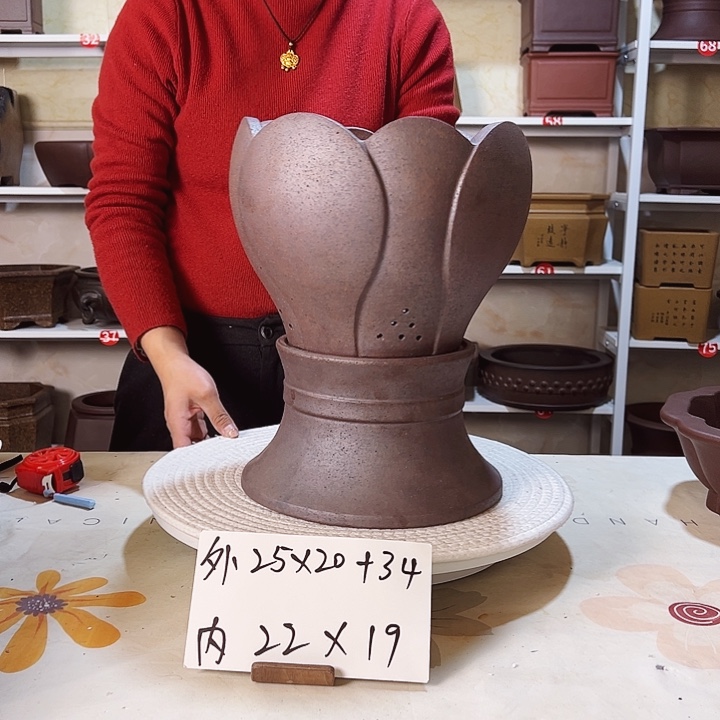 紫砂花盆紫砂花盆