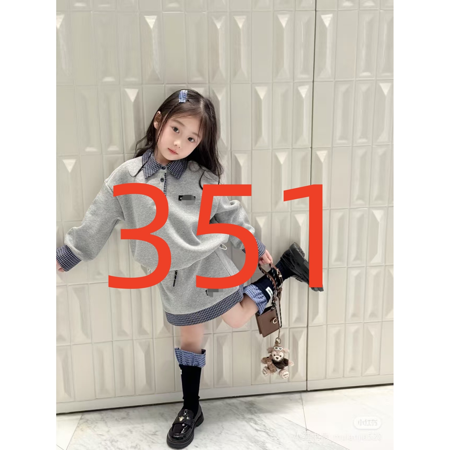 【GZ】编码351女童2025童装冬季新款时尚鹅绒羽绒服YMR4SU078