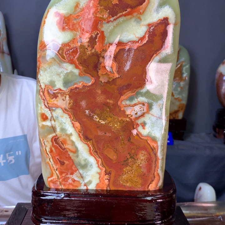 石材天然古青石原石摆件