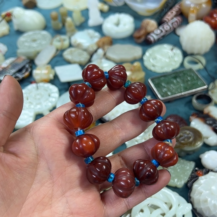 玛瑙/玉髓手链未镶嵌