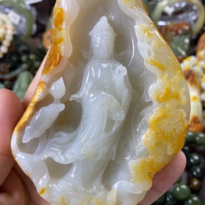 透闪石质玉摆件未镶嵌
