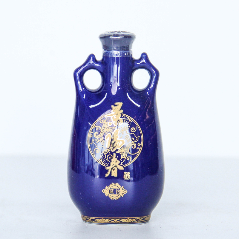 一品景芝2013年景阳春蓝钻小酒版浓香型白酒 J 46度50ml