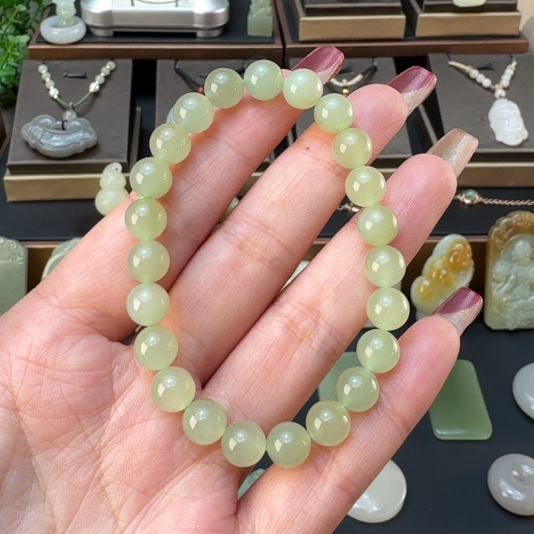 和田玉手链未镶嵌马**?