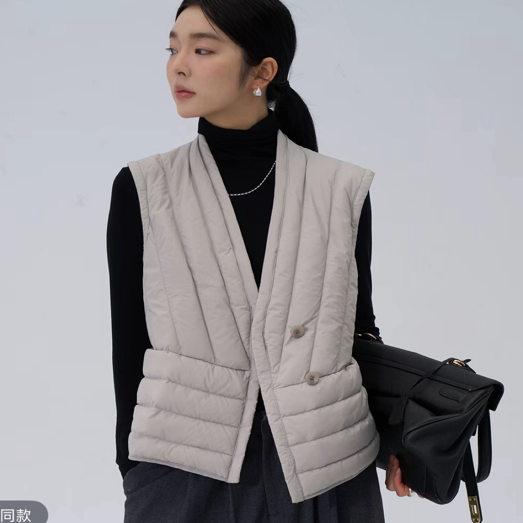 女装 马甲 v子拎