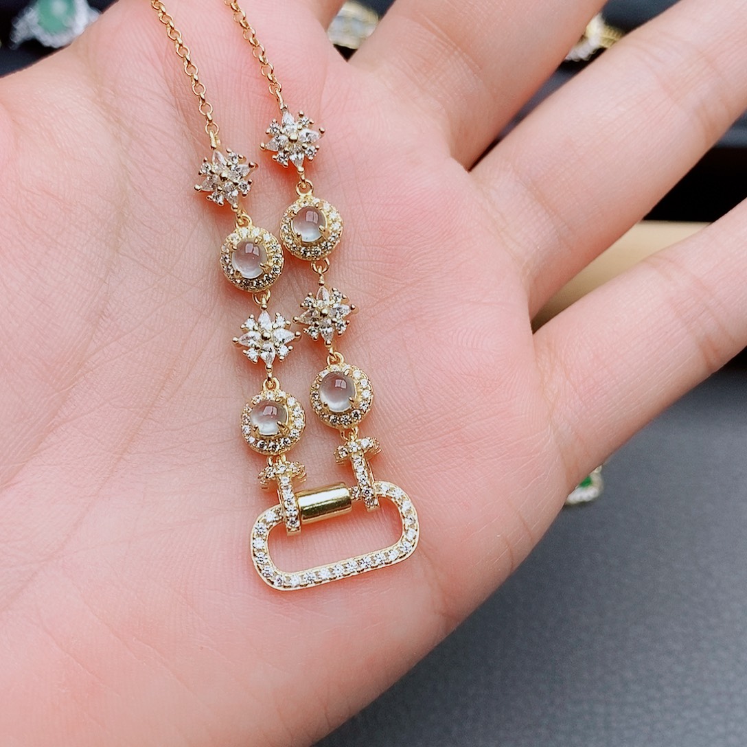 用***5翡翠戒指银S925镶嵌1111111