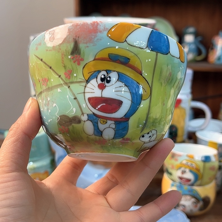 陶景德镇釉下手绘陶瓷 