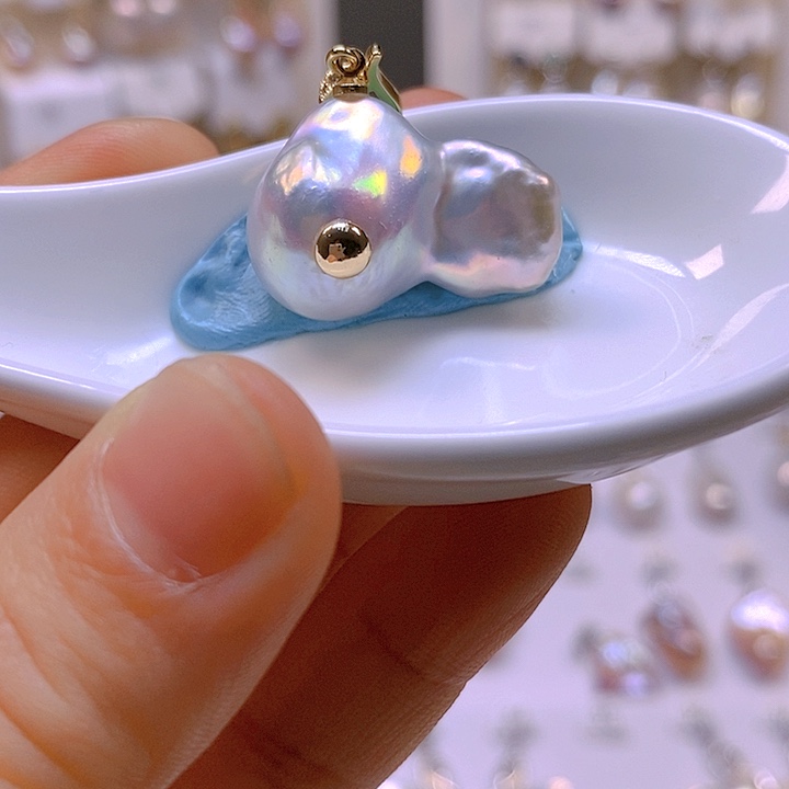 淡水珍珠颈饰合金