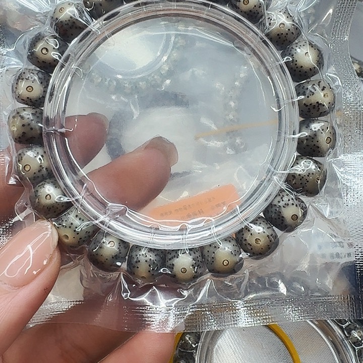 星月菩提手串352尽头卡姿兰灰星月菩提10桶单圈