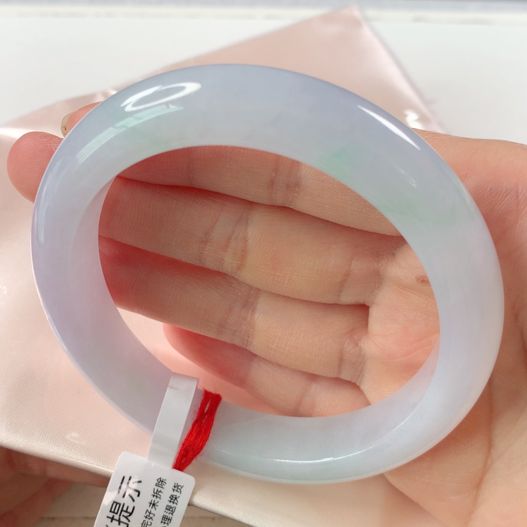 未镶嵌手镯翡翠 正圈228微纹超值❤️