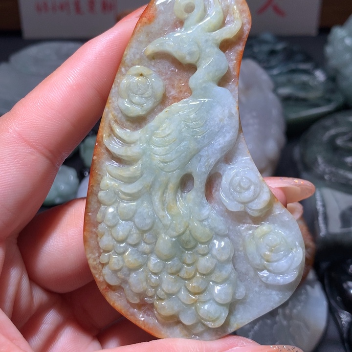 翡翠未镶嵌颈饰保真天然A货翡翠