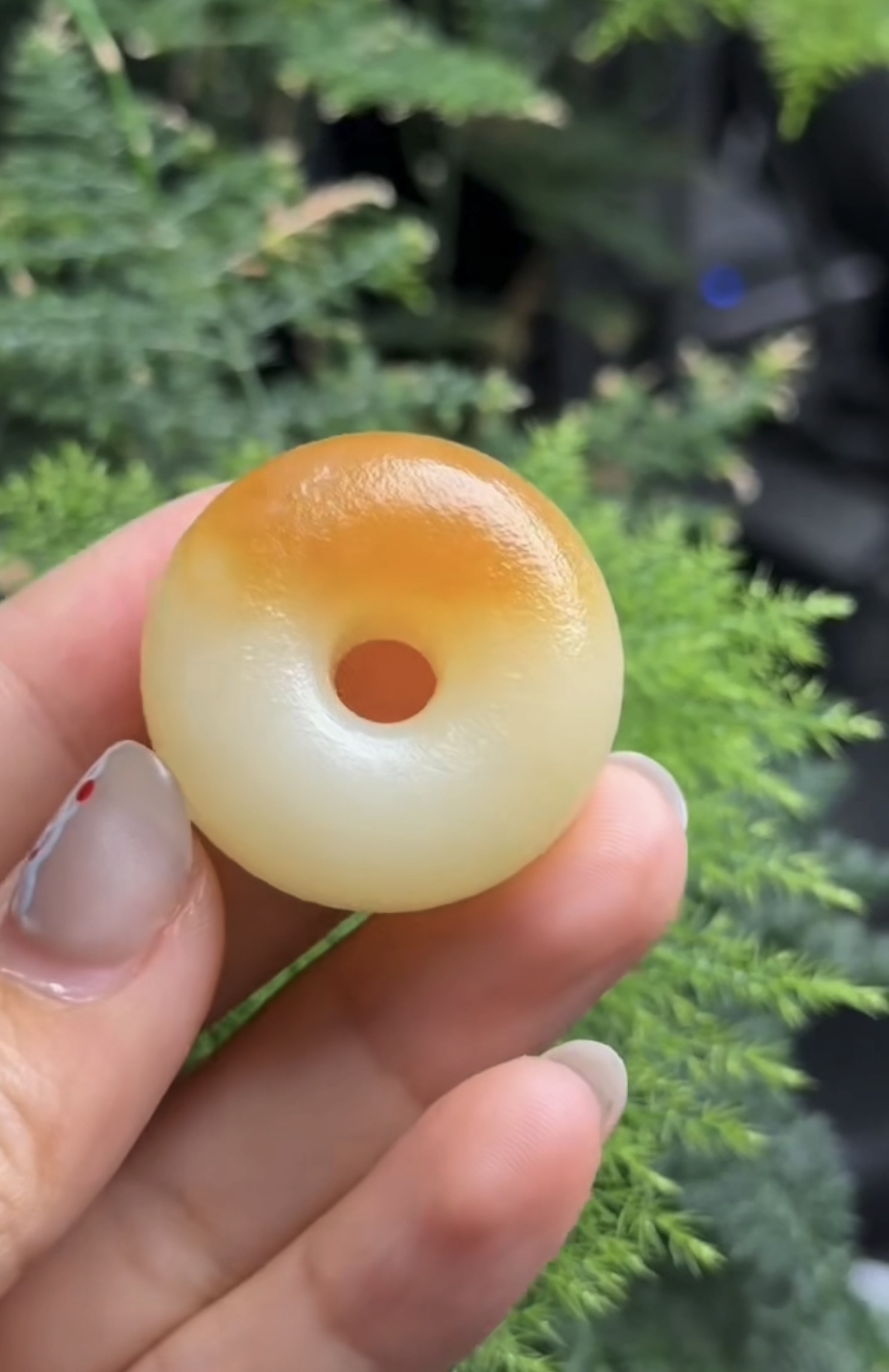 和田玉平安扣气质玉佩挂件