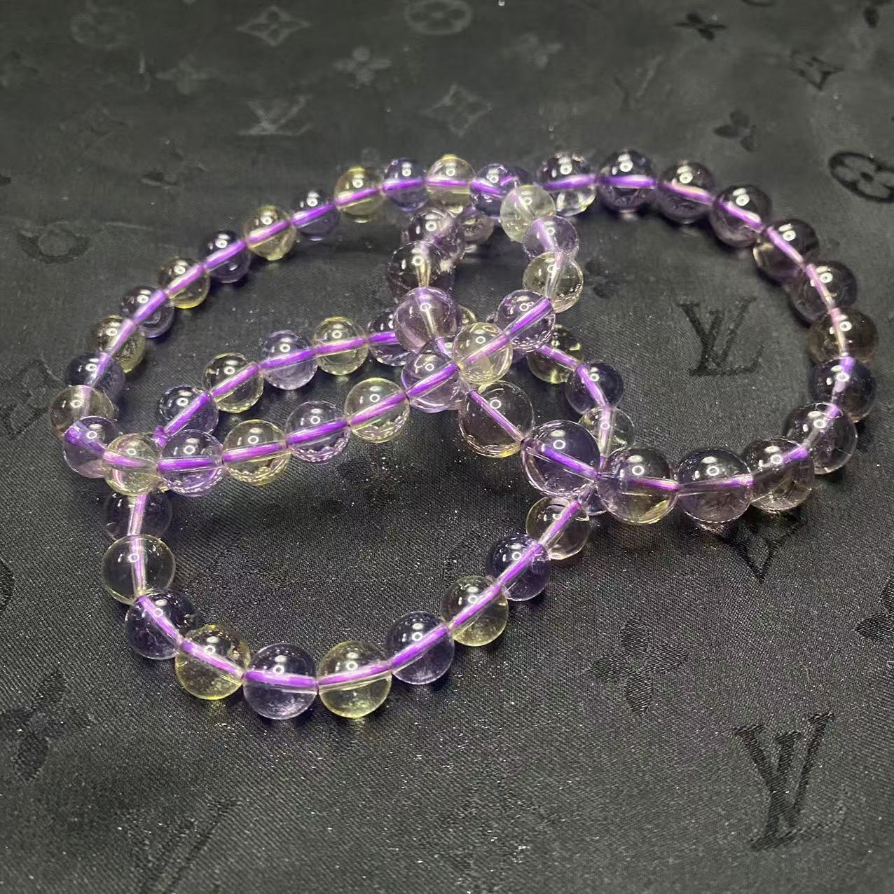 【玉合缘】天然九紫离火水晶手串-多样性发一 2532