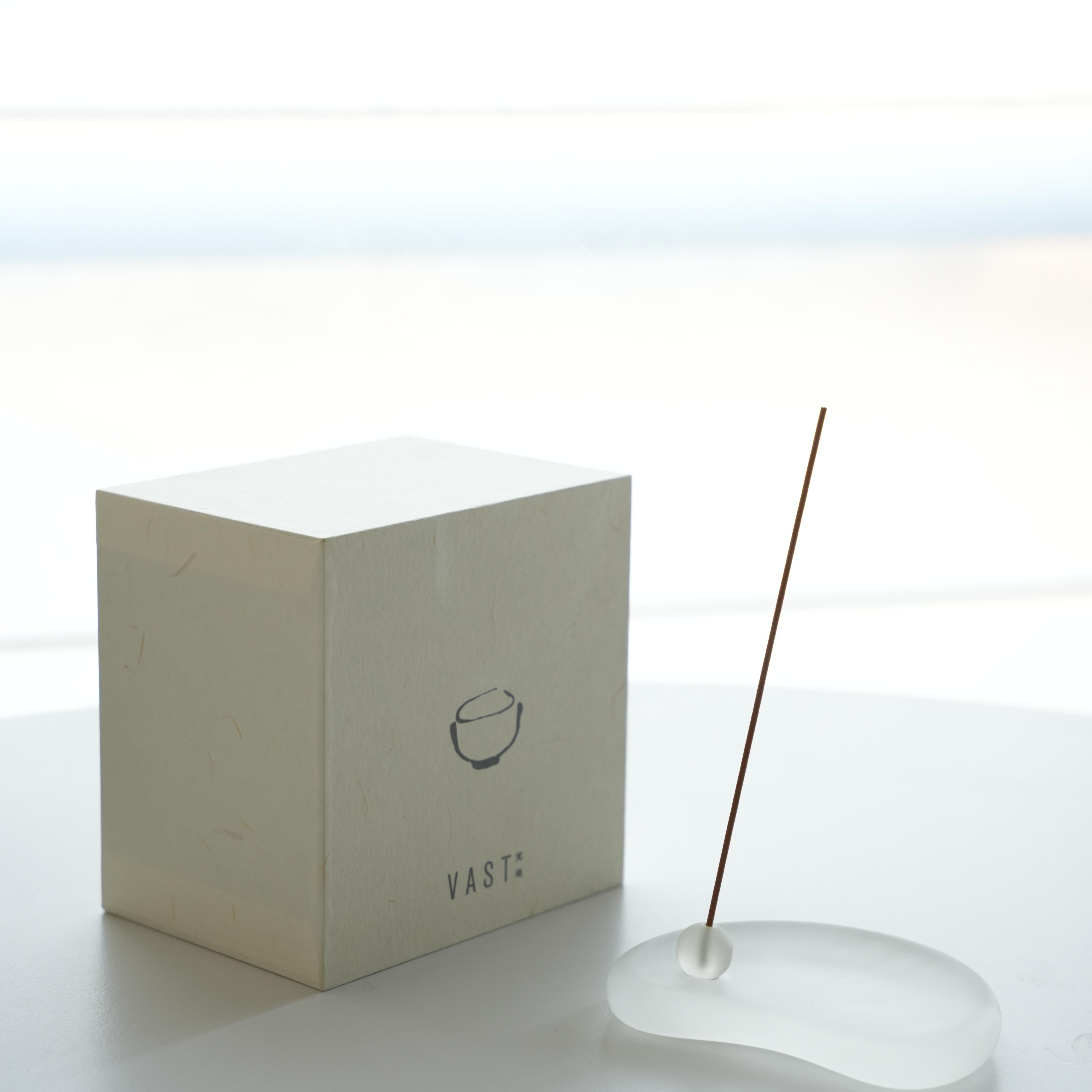 VAST无垠器皿 | 线香插现代风手工玻璃家用室内香托香立摆件