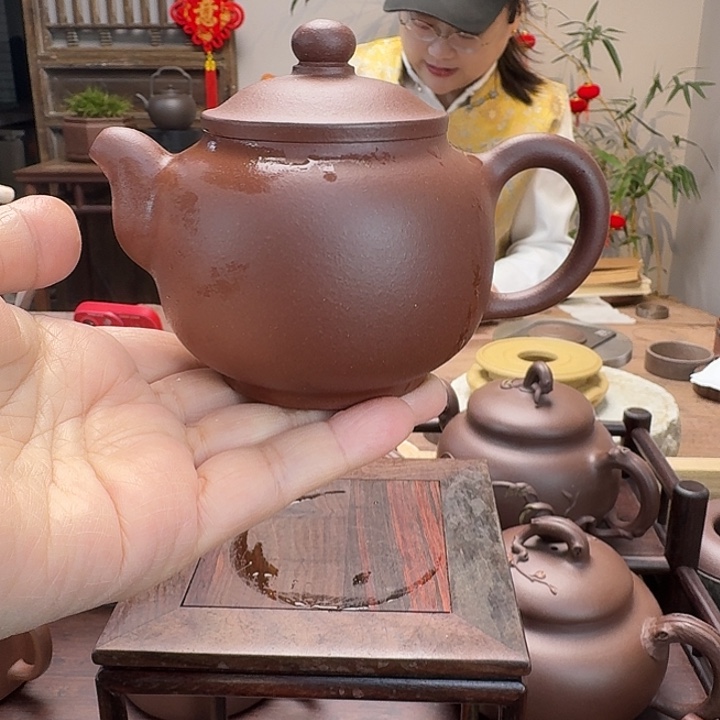 清水泥茶壶精工半手制作小玉柱（175 C c）