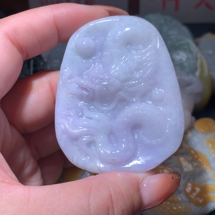 翡翠未镶嵌颈饰保真天然A货翡翠