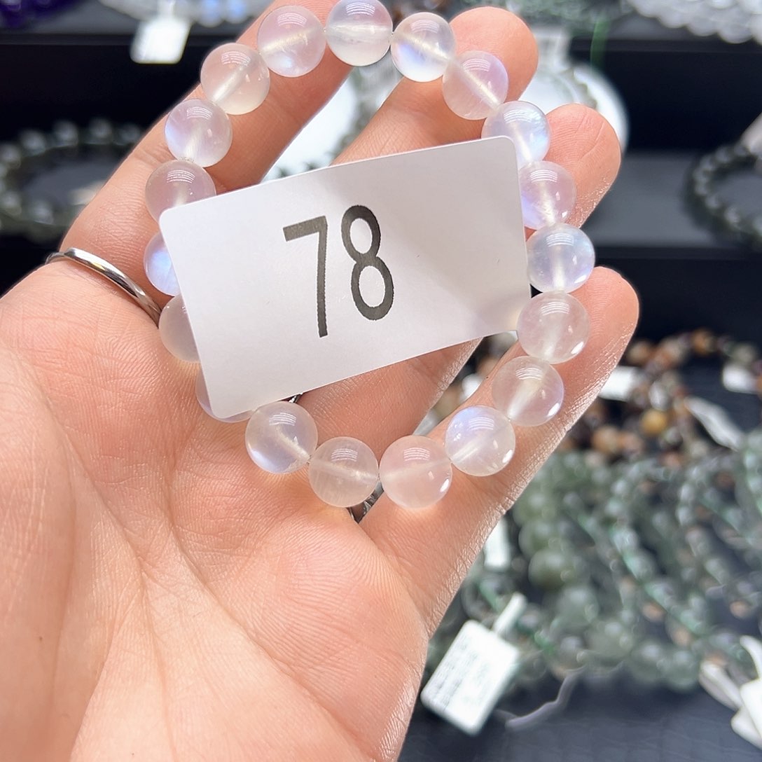 长石手链未镶嵌天然拉长石未镶嵌