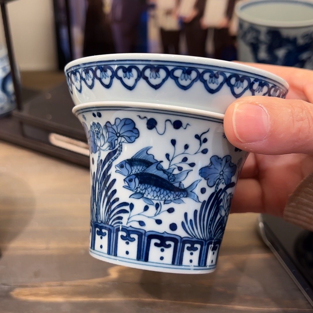 钟家窑鱼藻茶漏柴窑