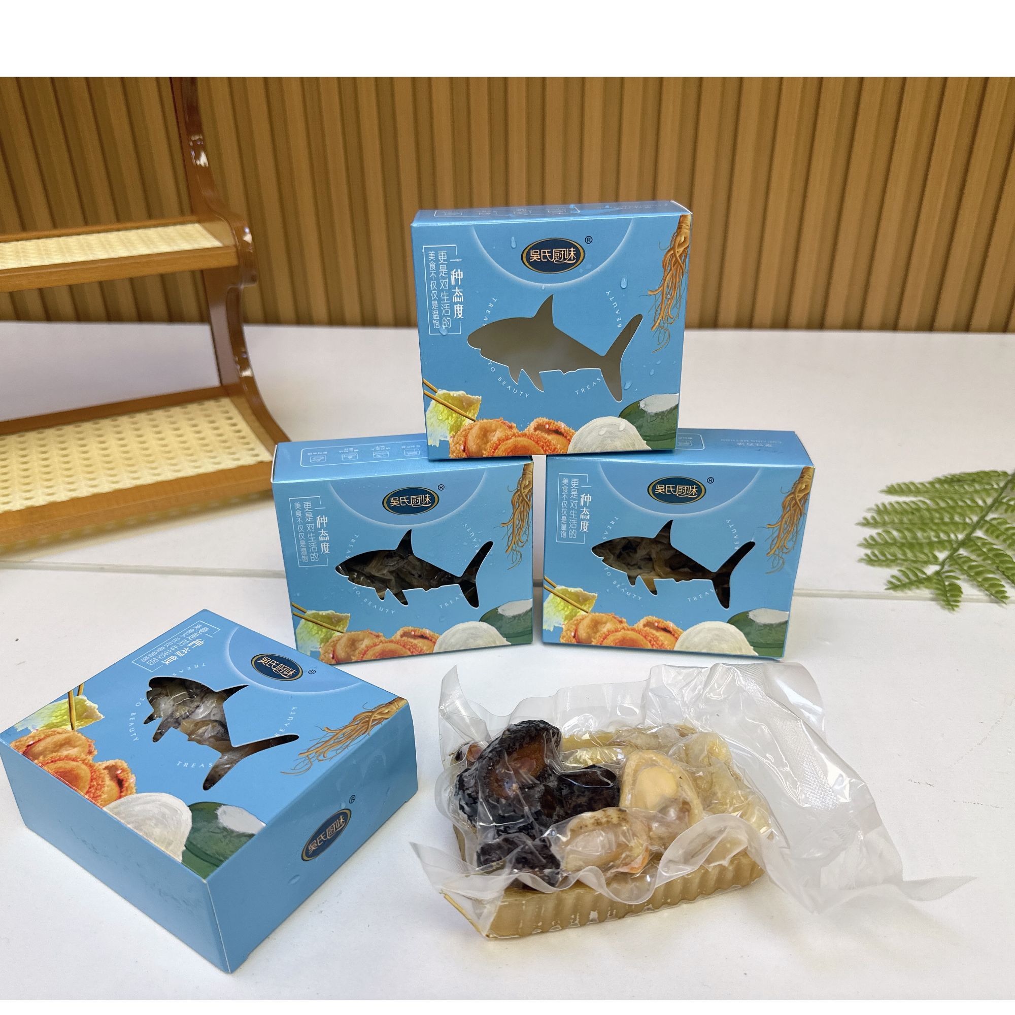 精选红烧深海鱼皮、迷你佛跳墙4盒套餐