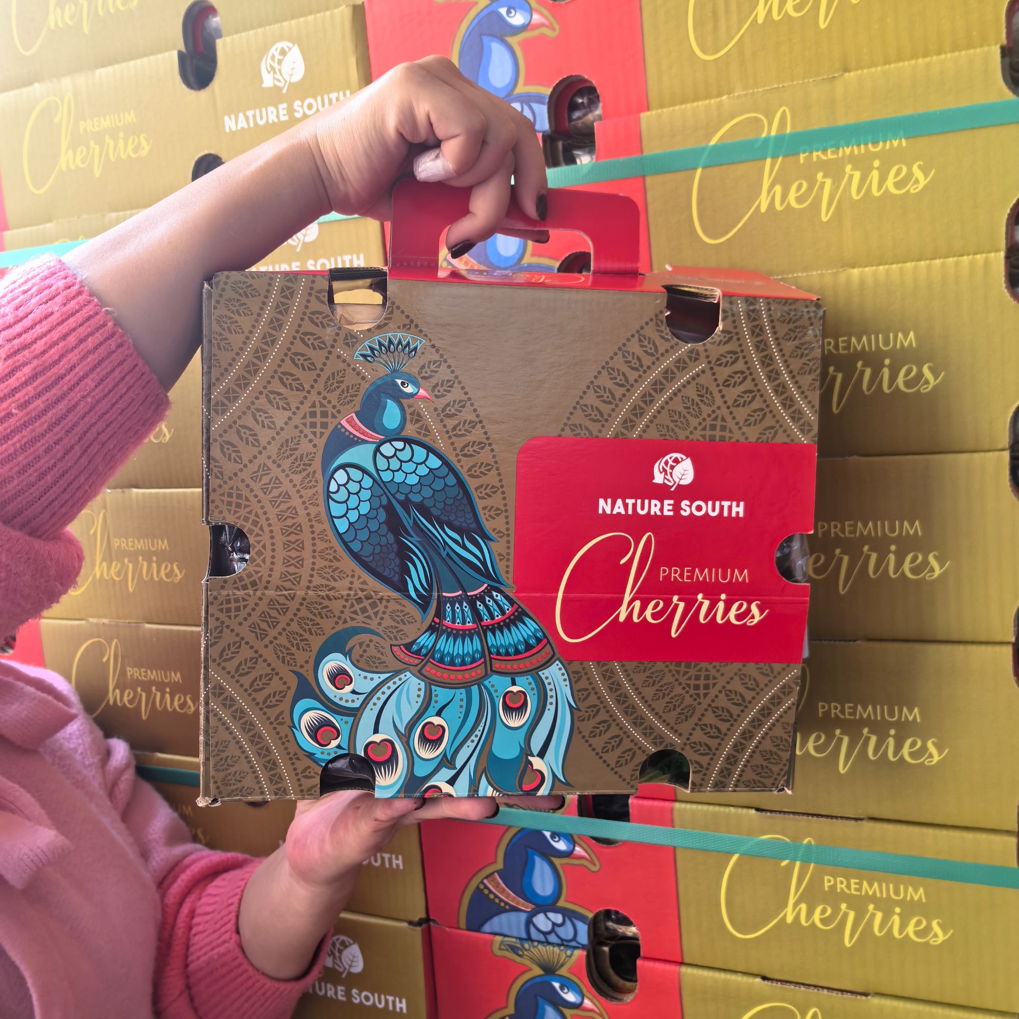 蓝孔雀 拉宾斯 2JD 车厘子 5斤原箱