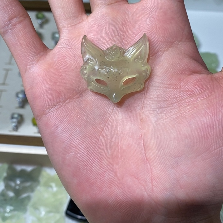 未镶嵌蛇纹石玉吊坠(不含链)4